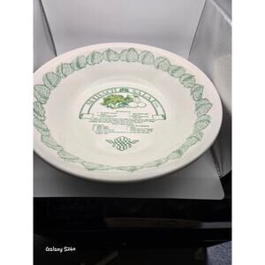 Large Spinach Salad bowl with recipe